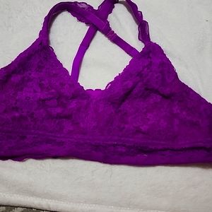 Purple adjustable bralette
